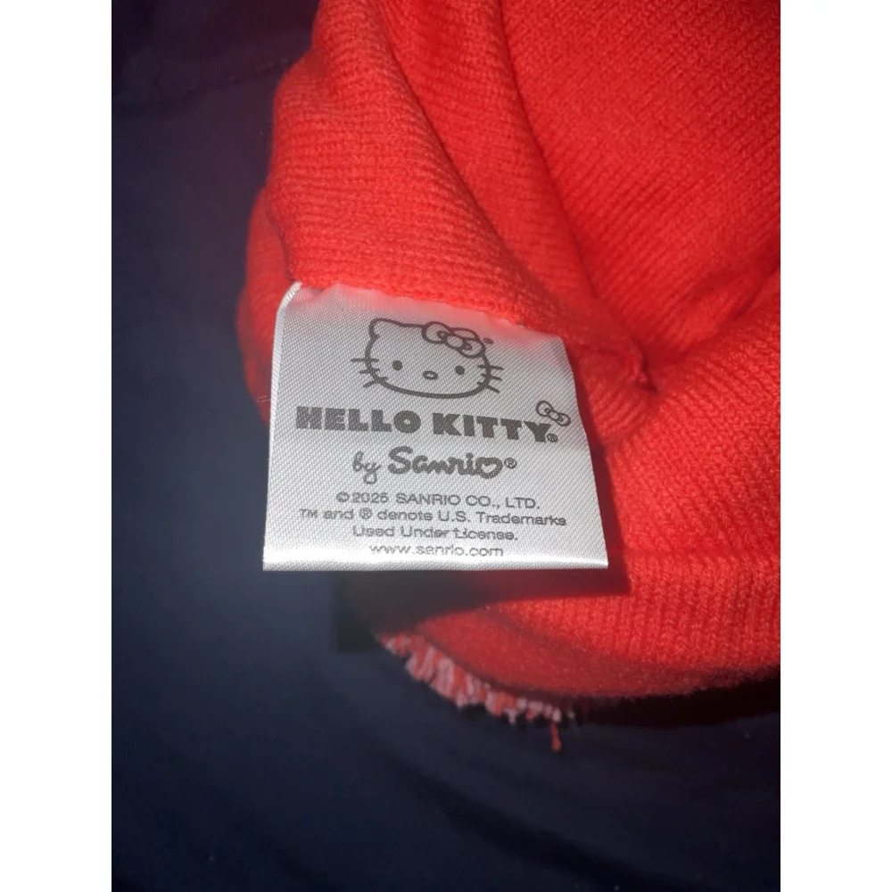 Hello Kitty Girls Beanie and Glove Set, 2-Piece New